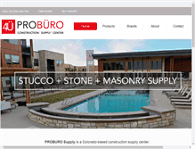 Tablet Screenshot of proburosupply.com